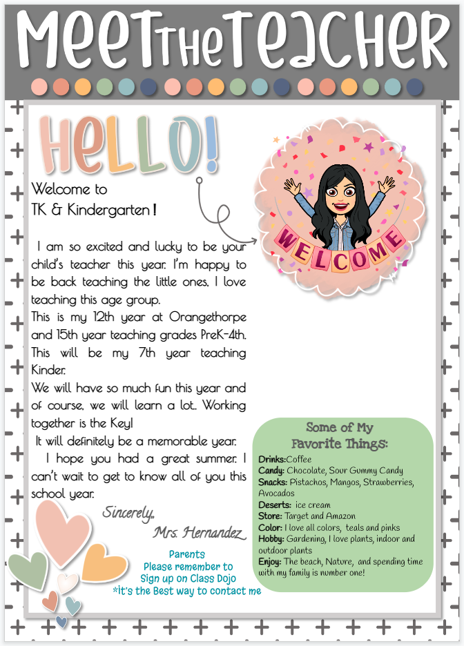 Meet The Teacher